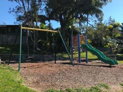 Play equipment at Evans Court, Byron Bay